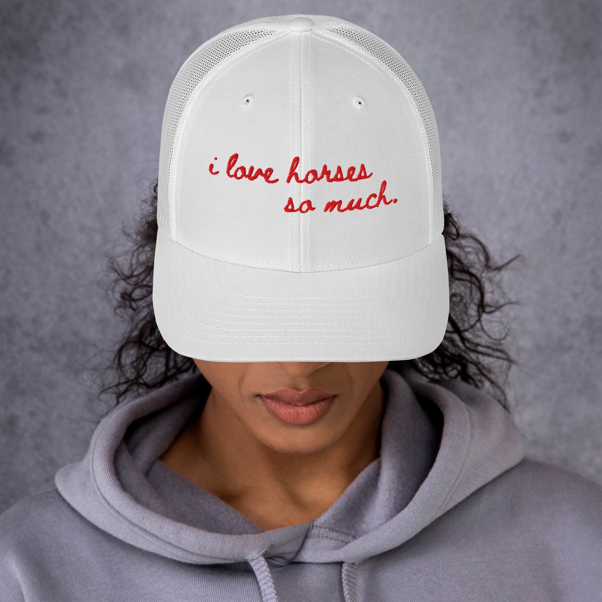 Trucker Cap - I Love Horses