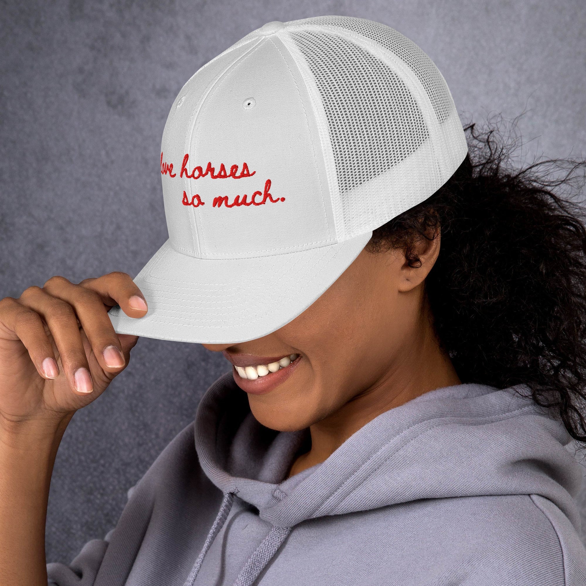 Trucker Cap - I Love Horses