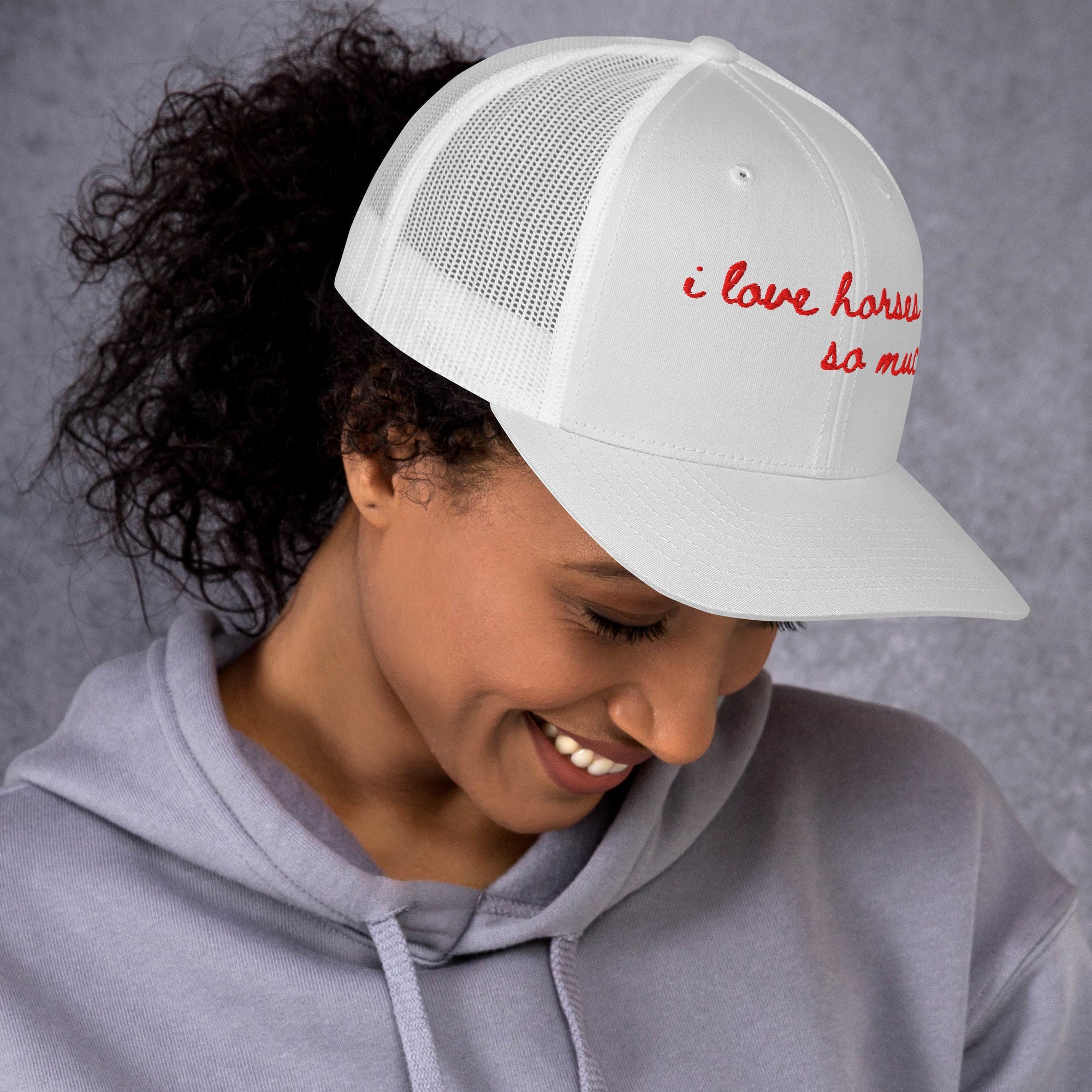 Trucker Cap - I Love Horses
