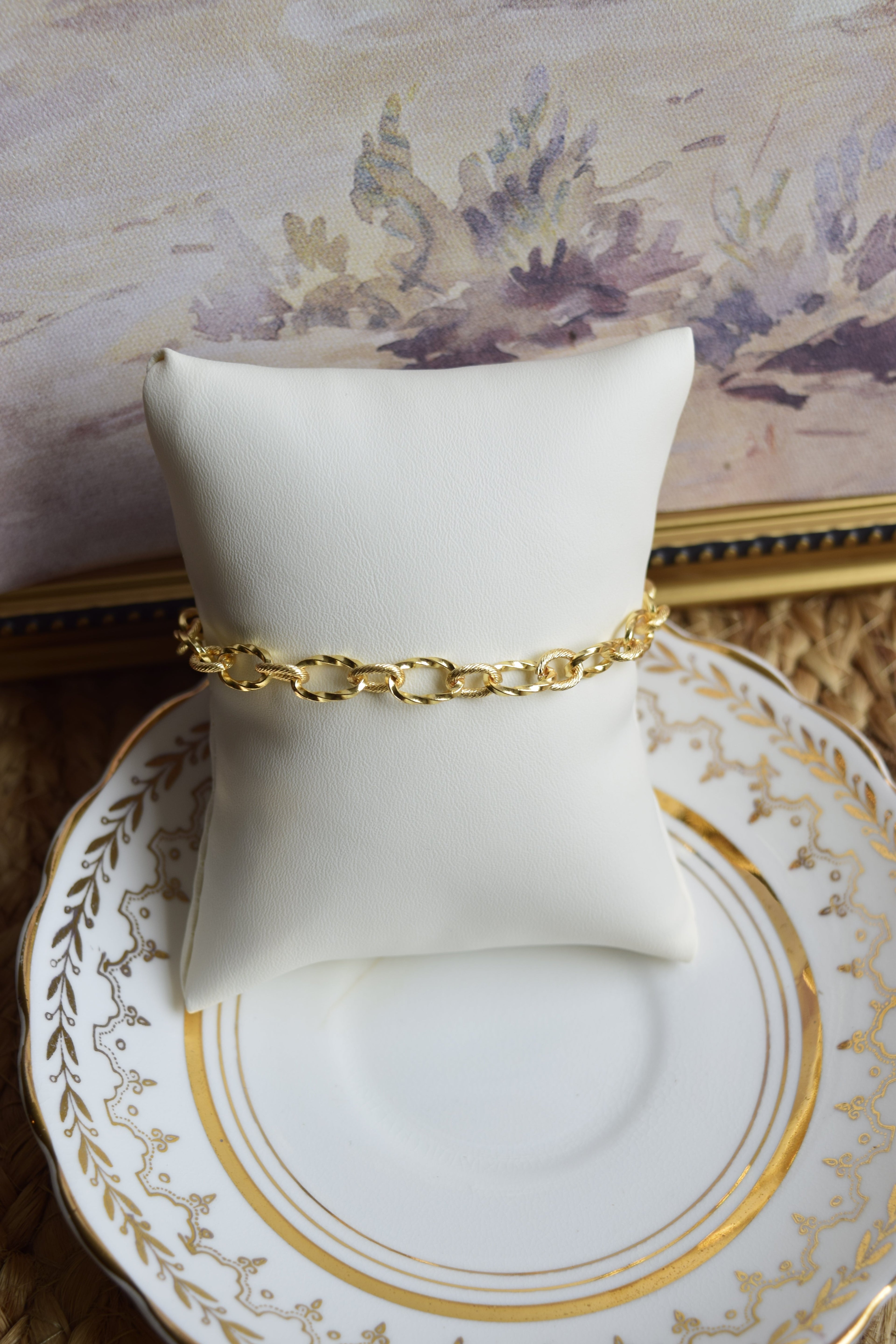 Golden Rope Bracelet Grb01 Everyday Wear 14K Gold Plated