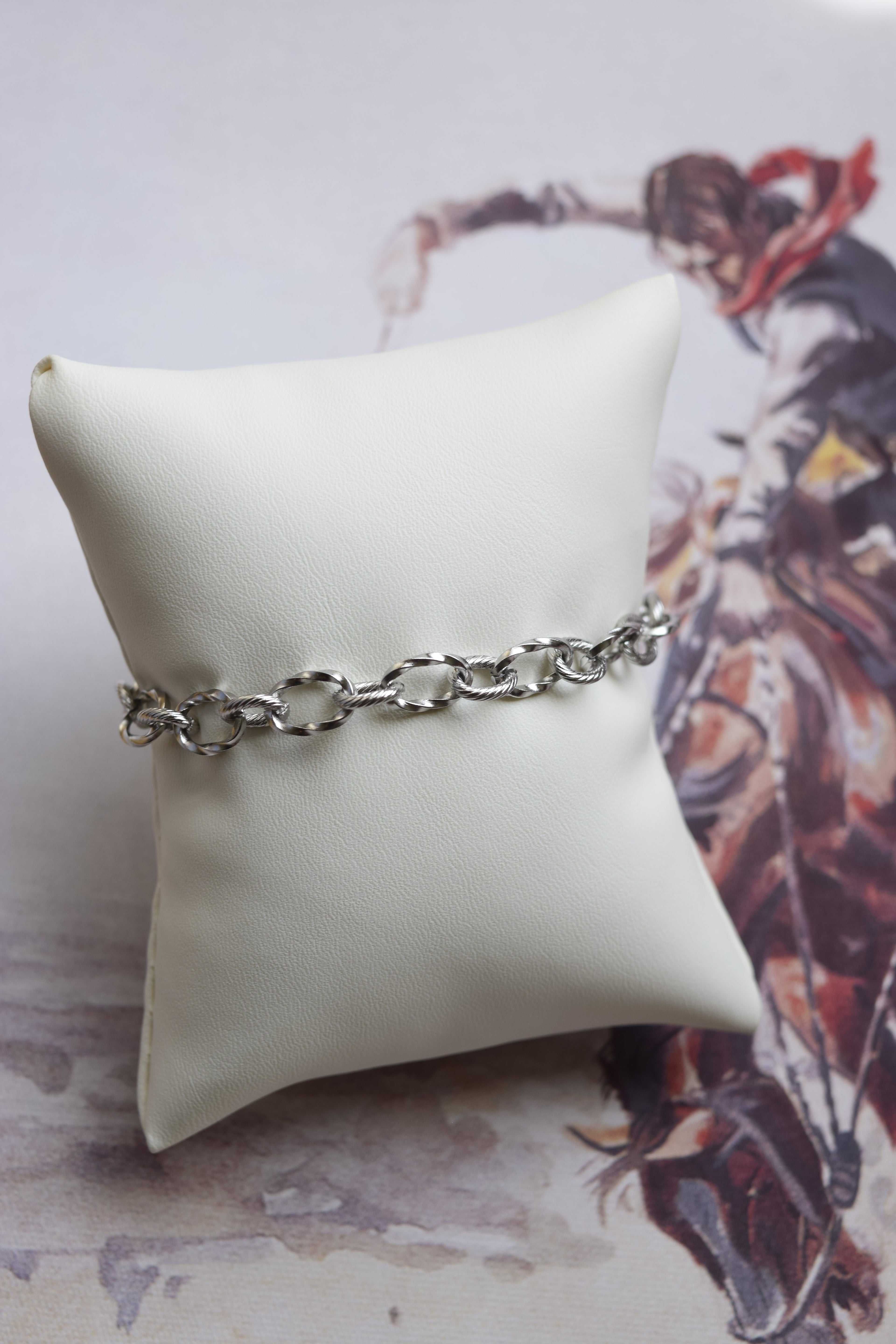 Twisted Rope Stainless Steel Bracelet For Everyday Wear Sizes 5 To 7 And 8 To 10