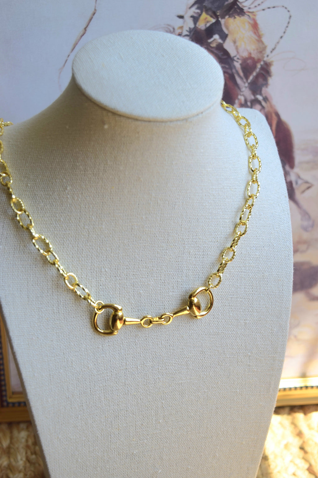 Twisted Bit Necklace