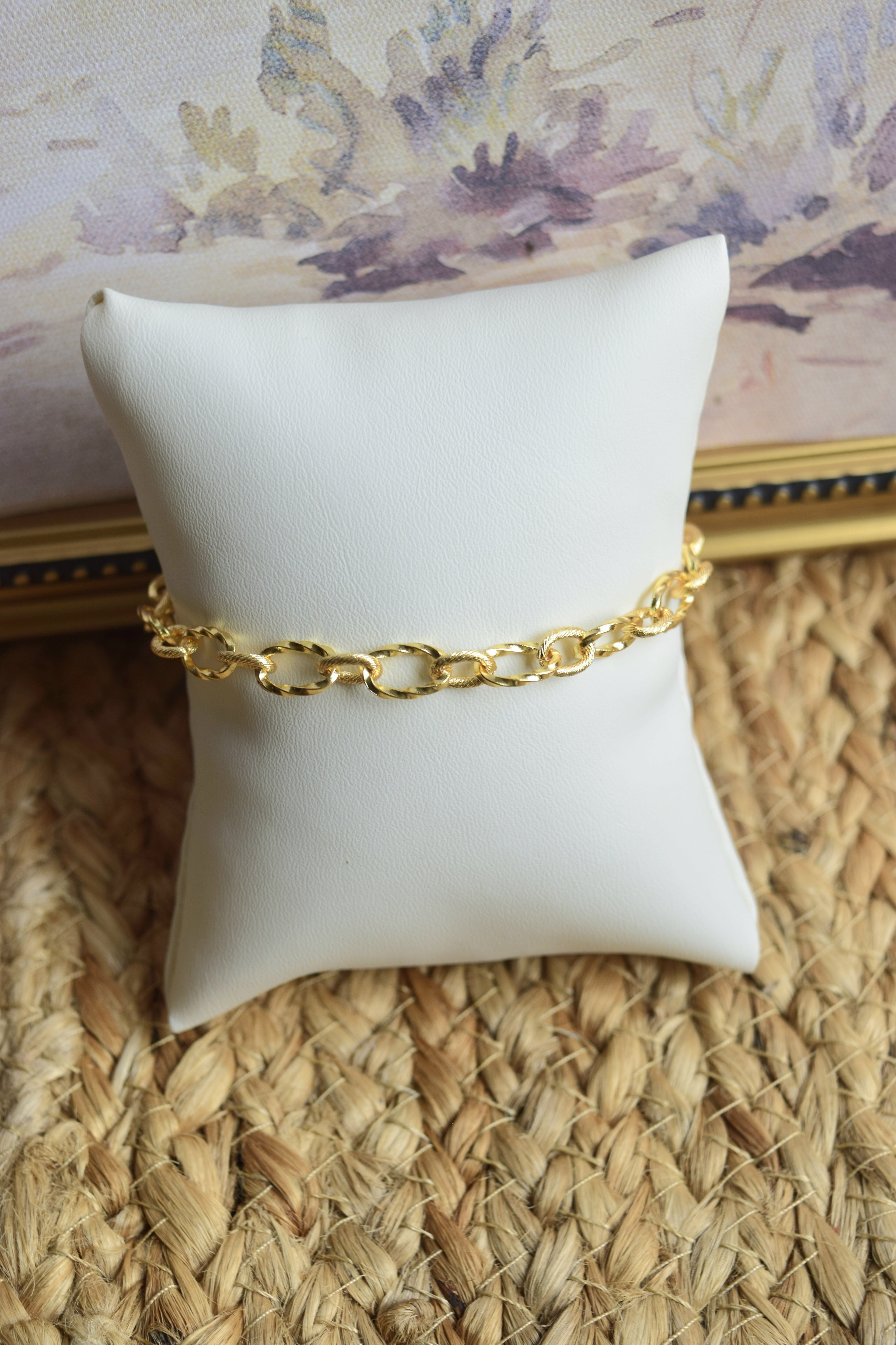 Golden Rope Bracelet Grb01 Everyday Wear 14K Gold Plated