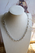 Stainless Steel Twisted Rope Necklace 16 To 18 Inches Adjustable