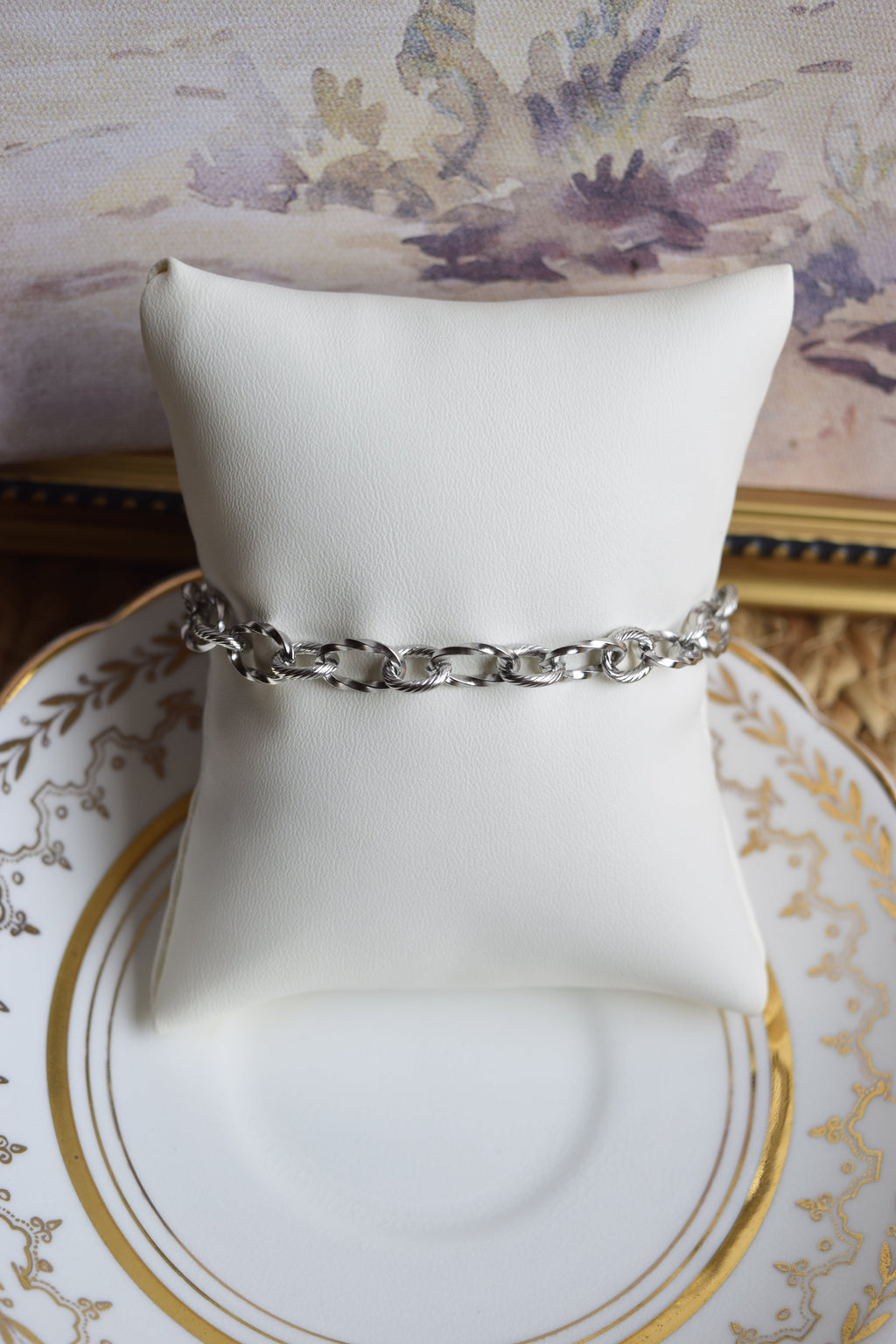 Twisted Rope Stainless Steel Bracelet For Everyday Wear Sizes 5 To 7 And 8 To 10