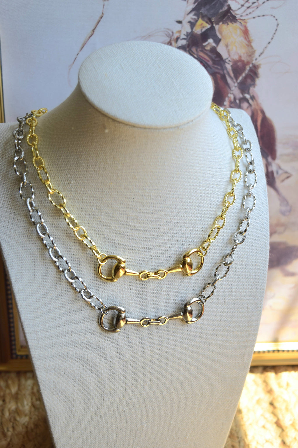 Twisted Bit Necklace