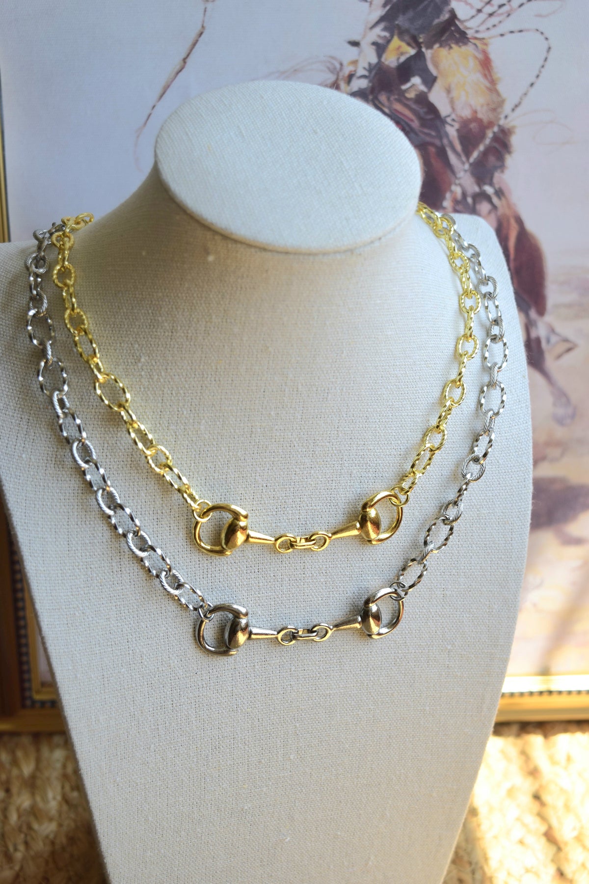 Twisted Bit Necklace