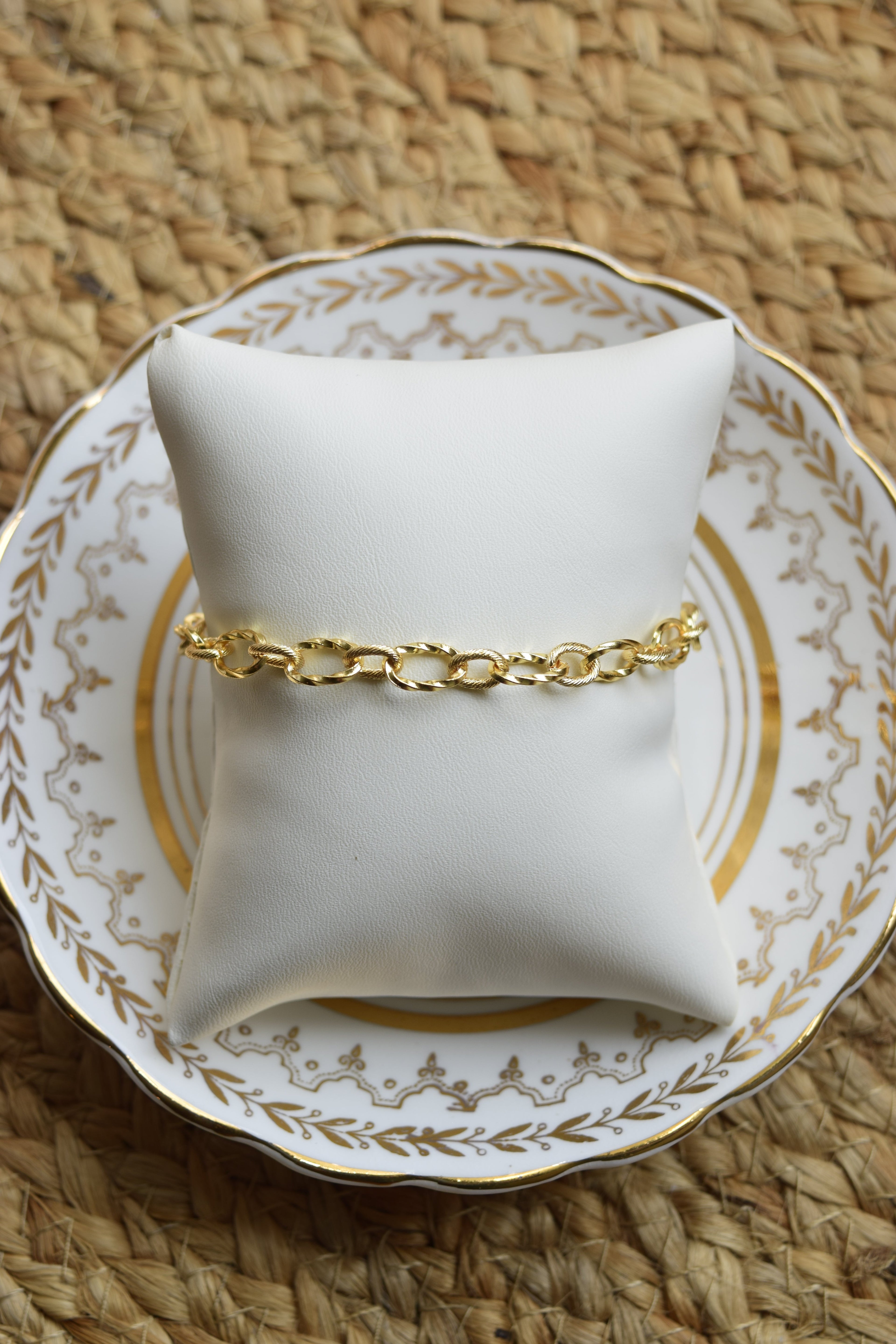 Golden Rope Bracelet Grb01 Everyday Wear 14K Gold Plated