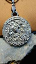 Pewter Unicorn Pendant Necklace Horse jewelry