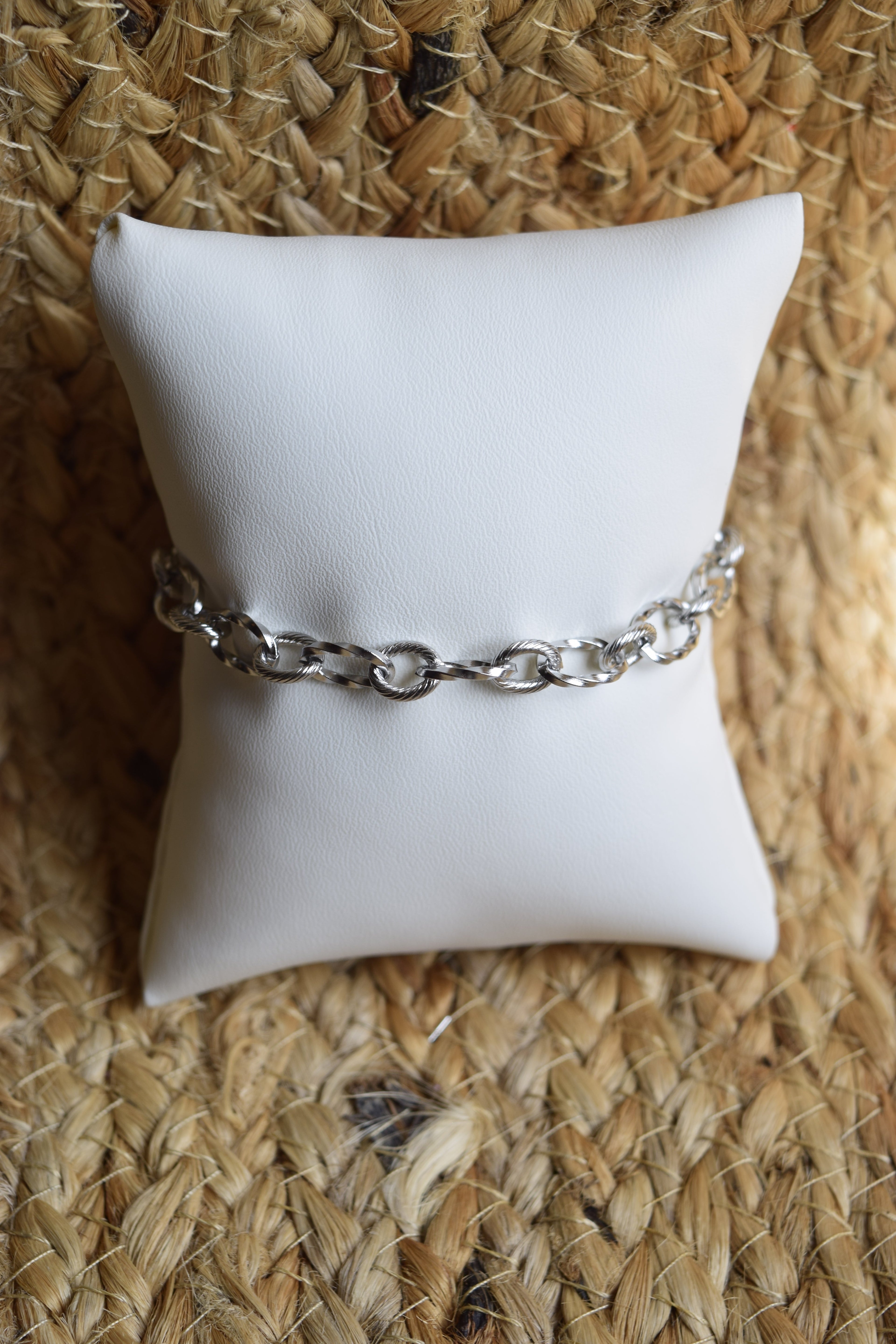 Twisted Rope Stainless Steel Bracelet For Everyday Wear Sizes 5 To 7 And 8 To 10