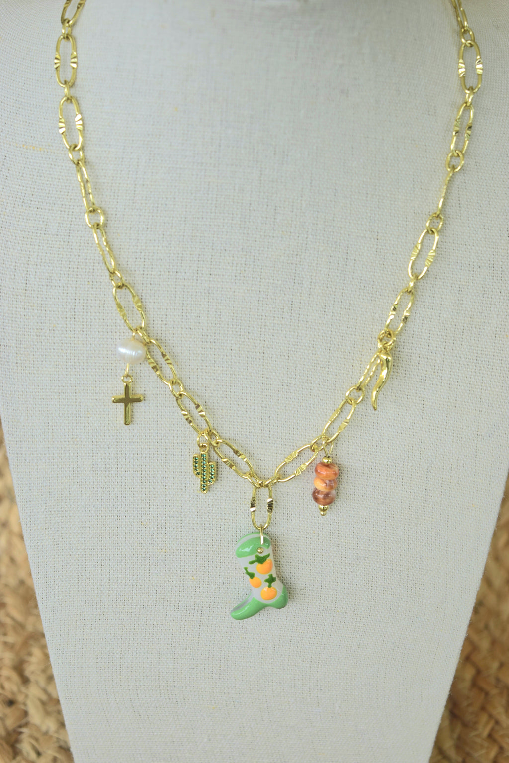 Sweet Arancia Charm Necklace