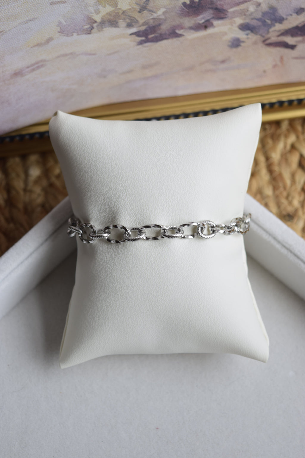 Twisted Rope Stainless Steel Bracelet For Everyday Wear Sizes 5 To 7 And 8 To 10
