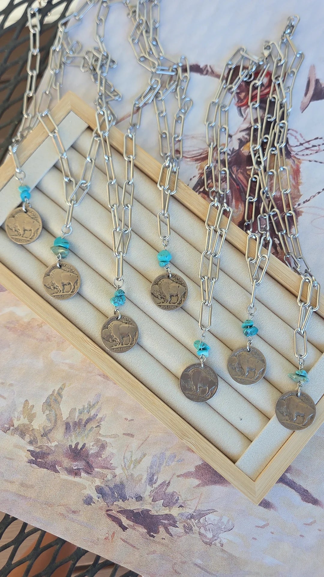 Where the Buffalo Roam Buffalo Nickel Coin Necklace Nk18