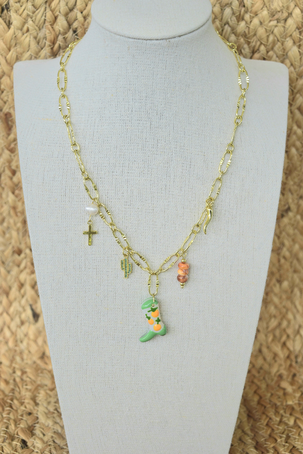 Sweet Arancia Charm Necklace