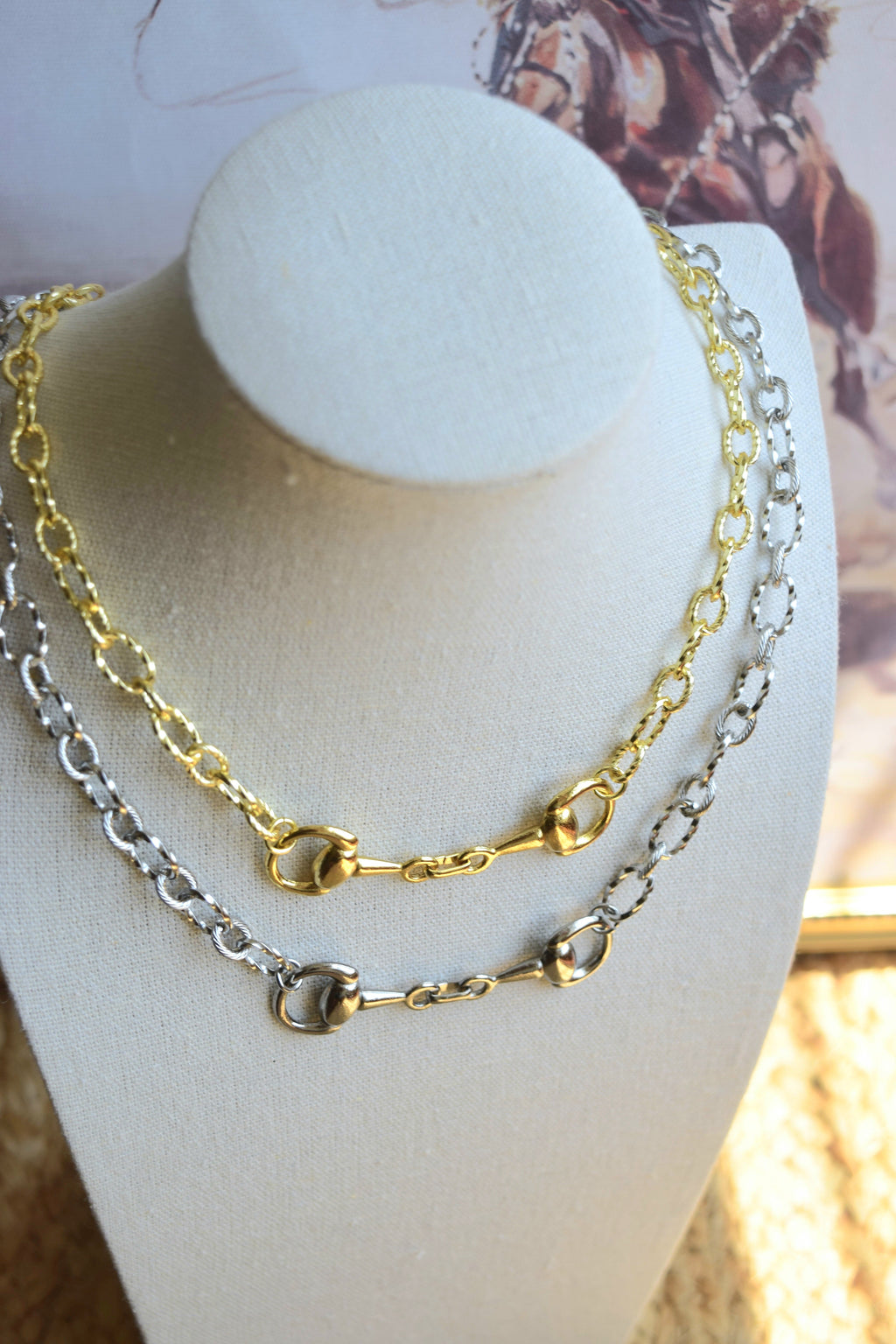 Twisted Bit Necklace