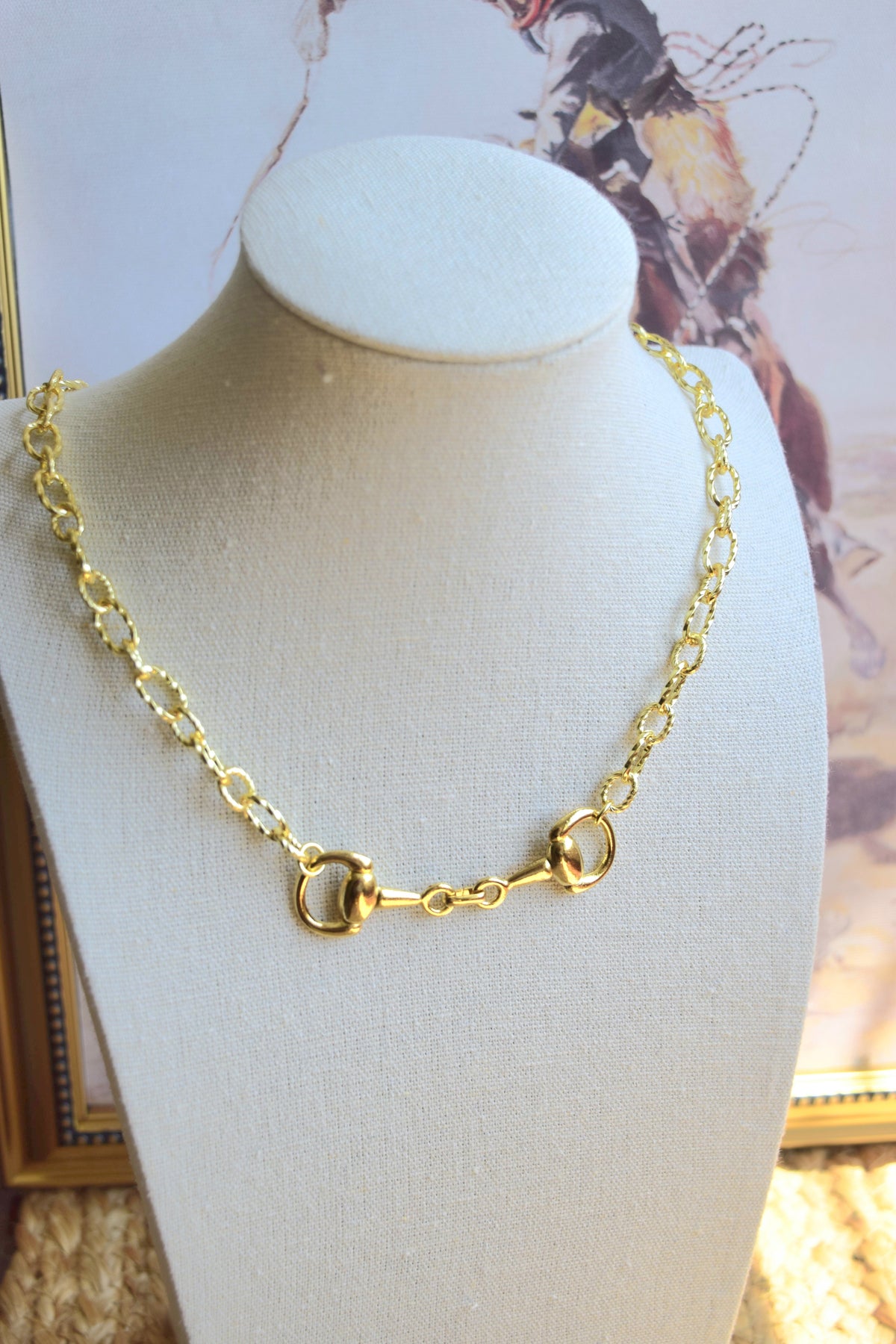 Twisted Bit Necklace
