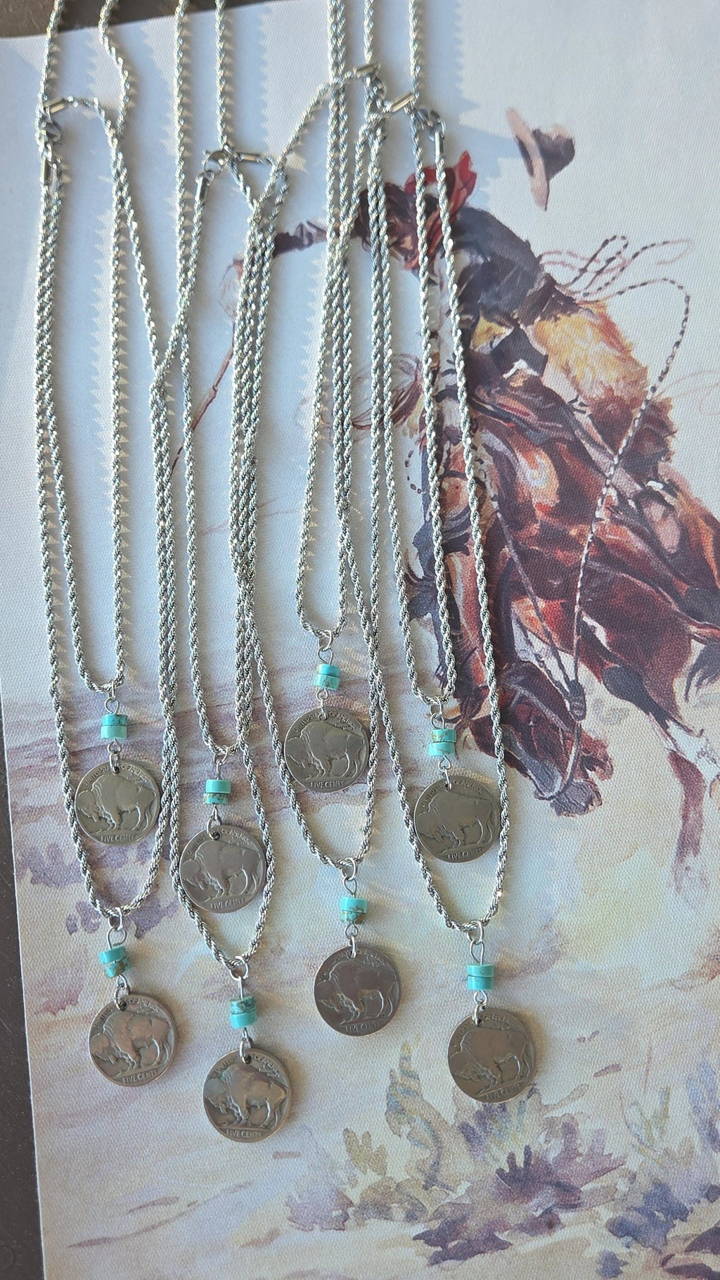 Where the Buffalo Roam Buffalo Nickel Coin Necklace Nk18