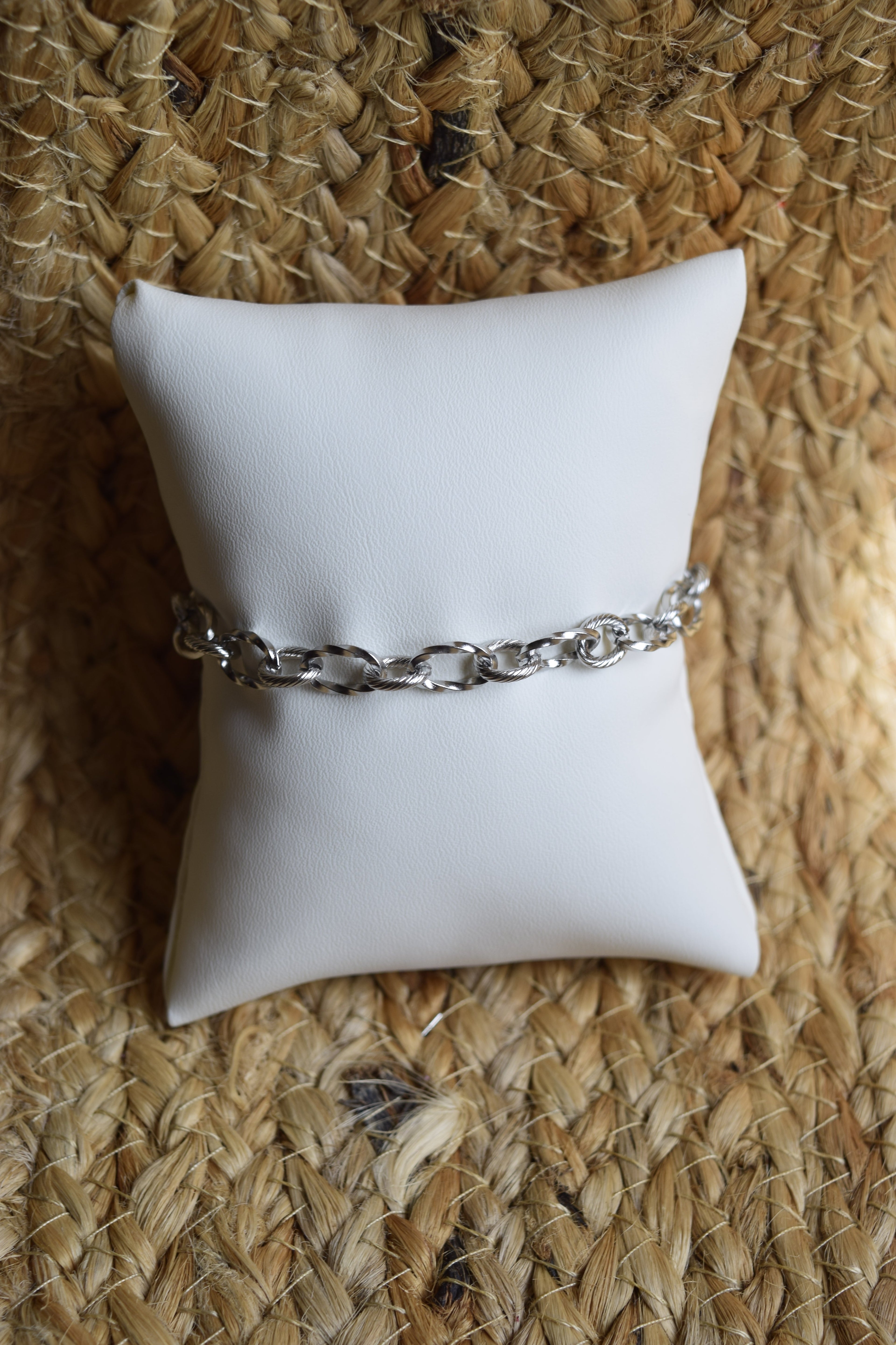 Twisted Rope Stainless Steel Bracelet For Everyday Wear Sizes 5 To 7 And 8 To 10
