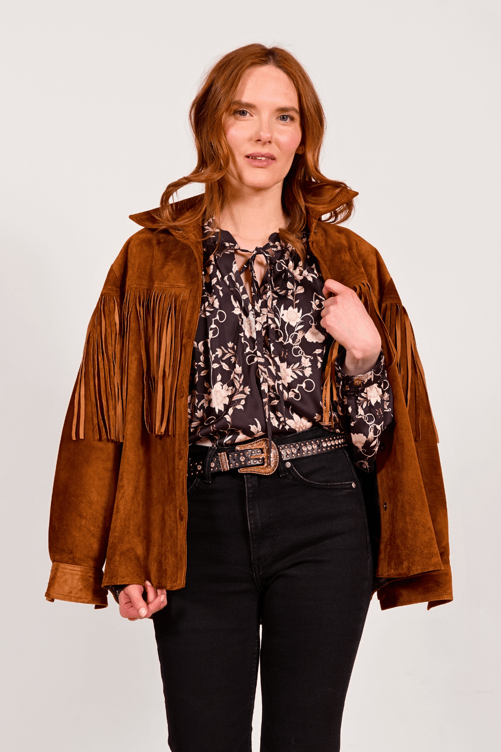 Rodeo Fringed Suede Jacket
