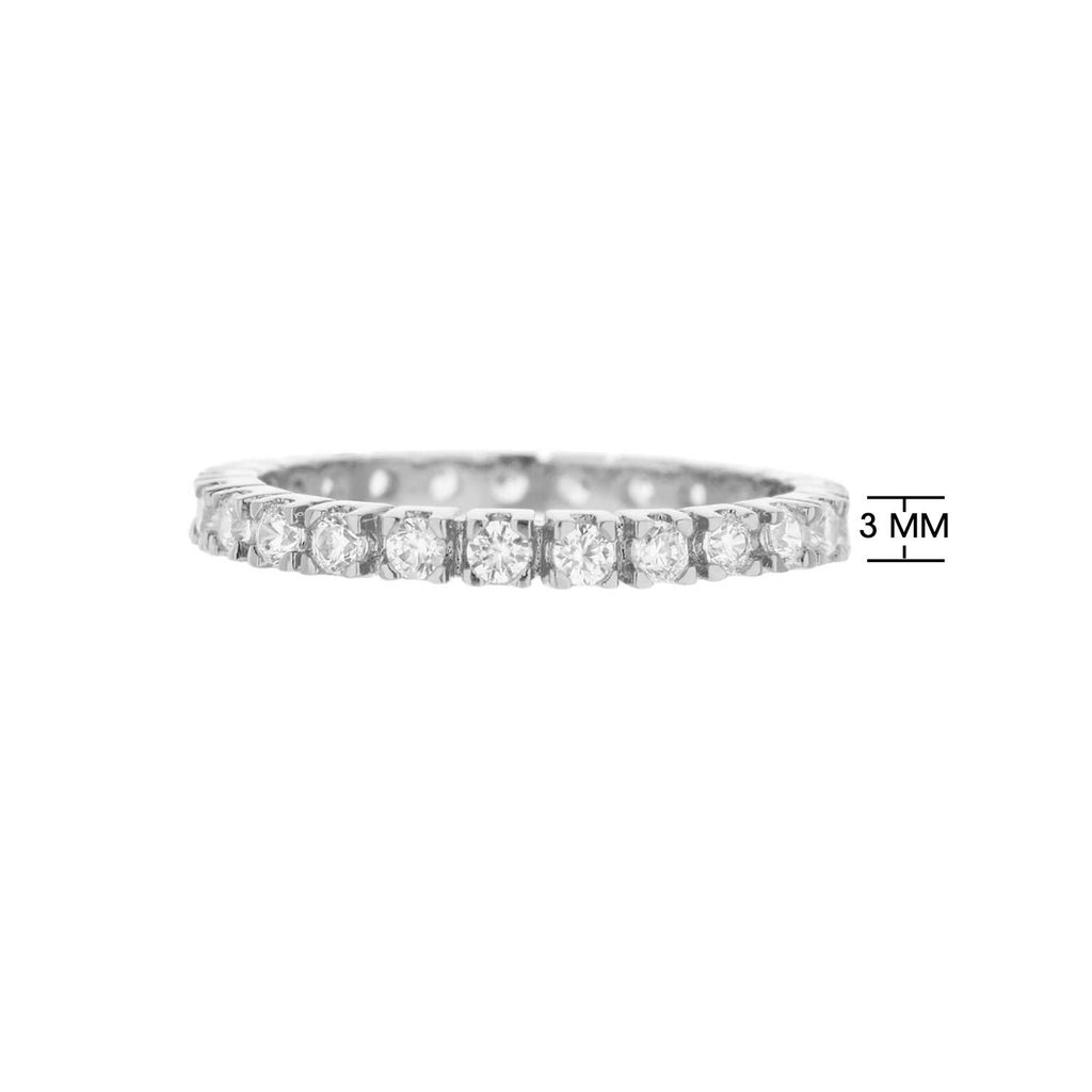 Glamour Pave .925 Ring