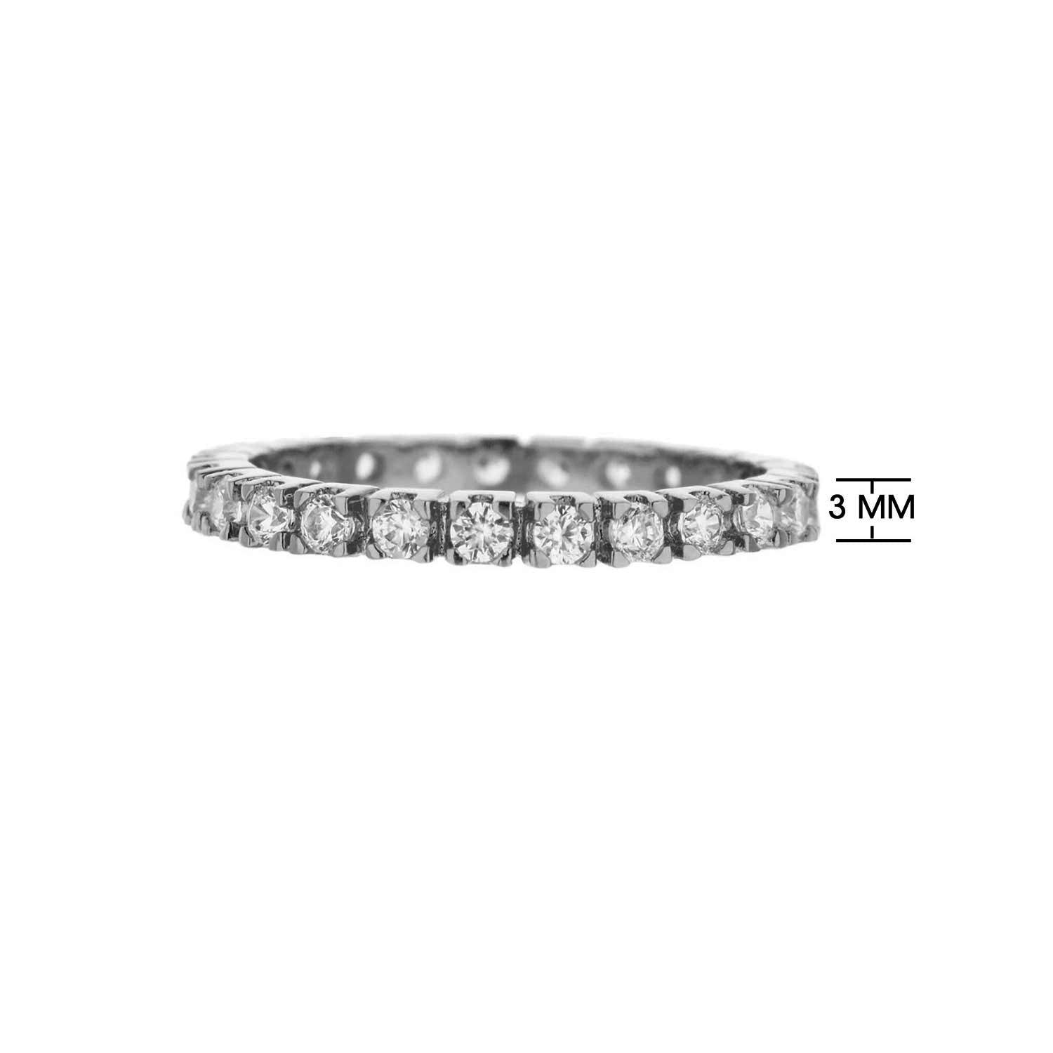 Glamour Pave .925 Ring
