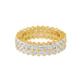925 Double Row Eternity Band