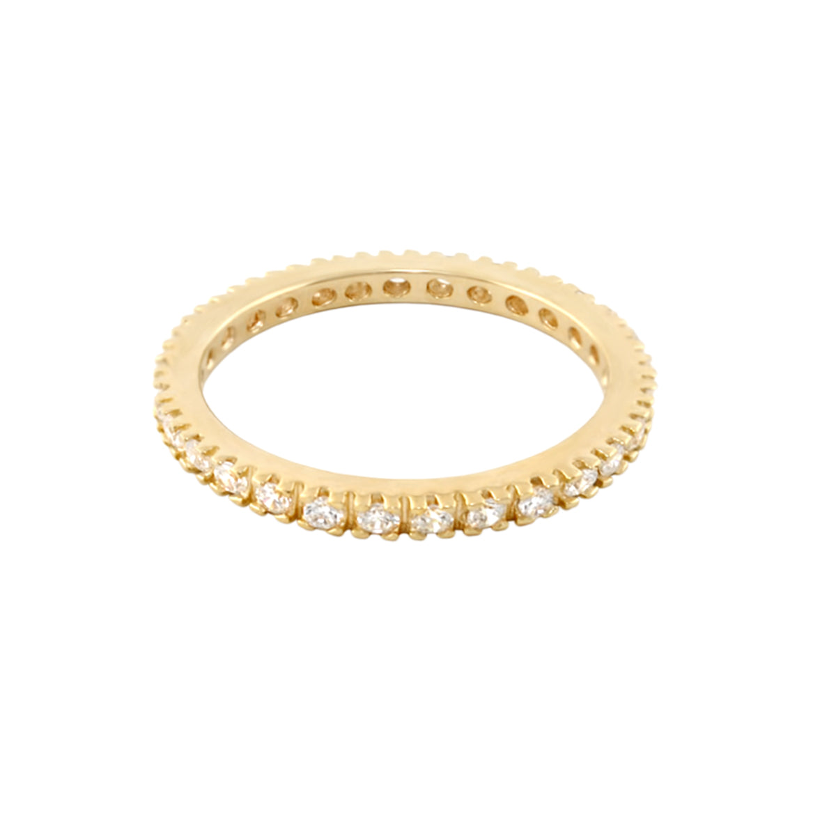 Glamour Pave Eternity Band