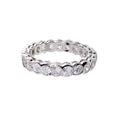 Pave Sterling Silver Eternity Ring