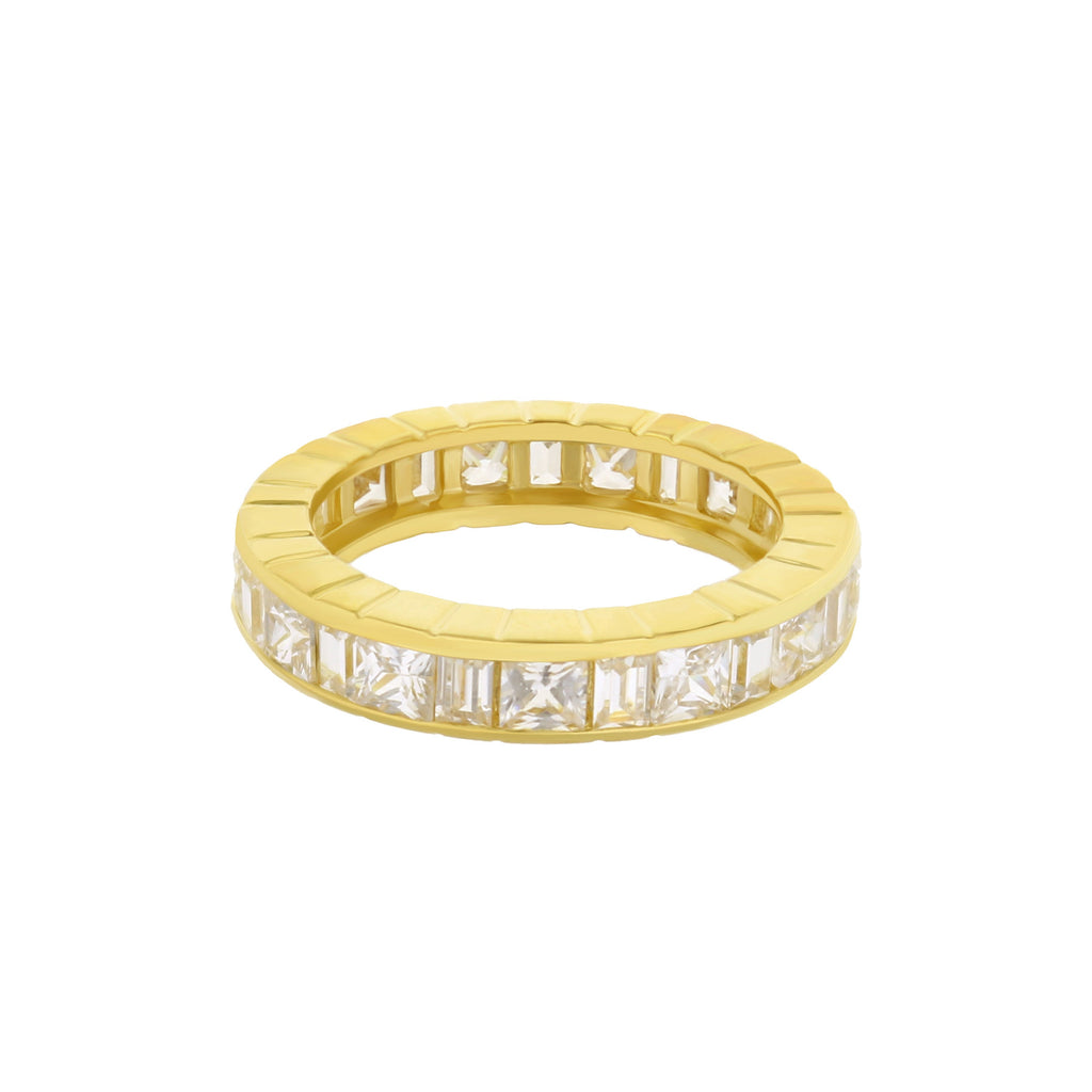 925 Princess Cut Eternity Band