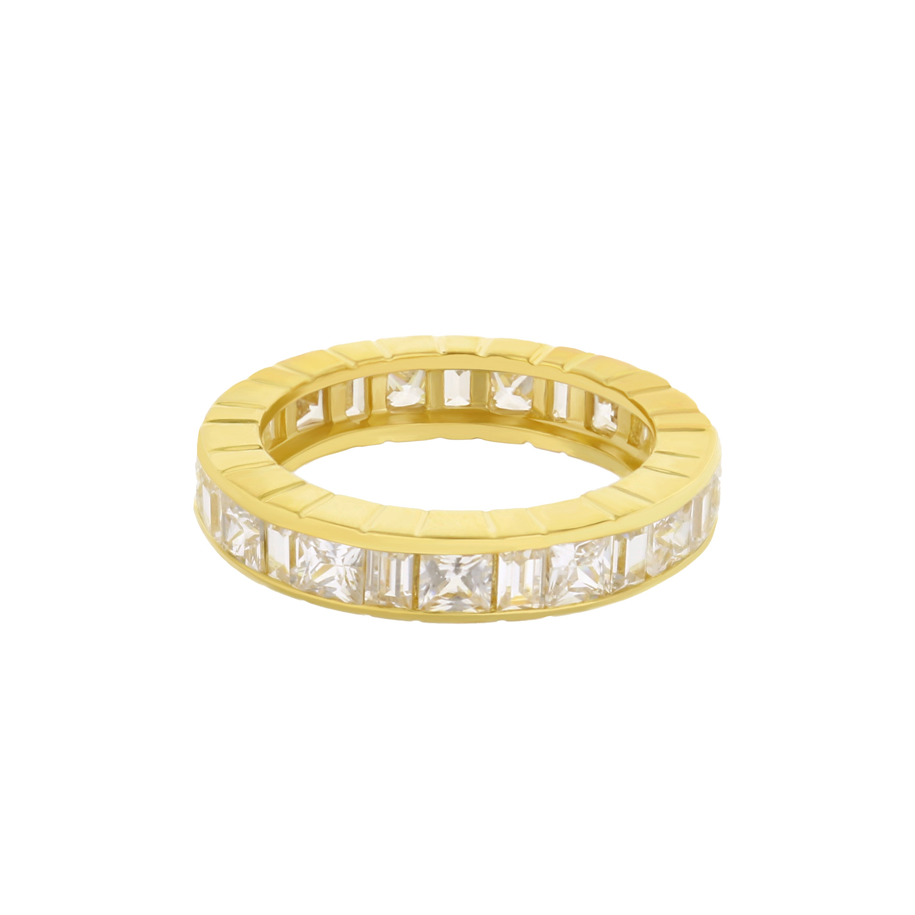 925 Princess Cut Eternity Band