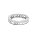 925 Princess Cut Eternity Band