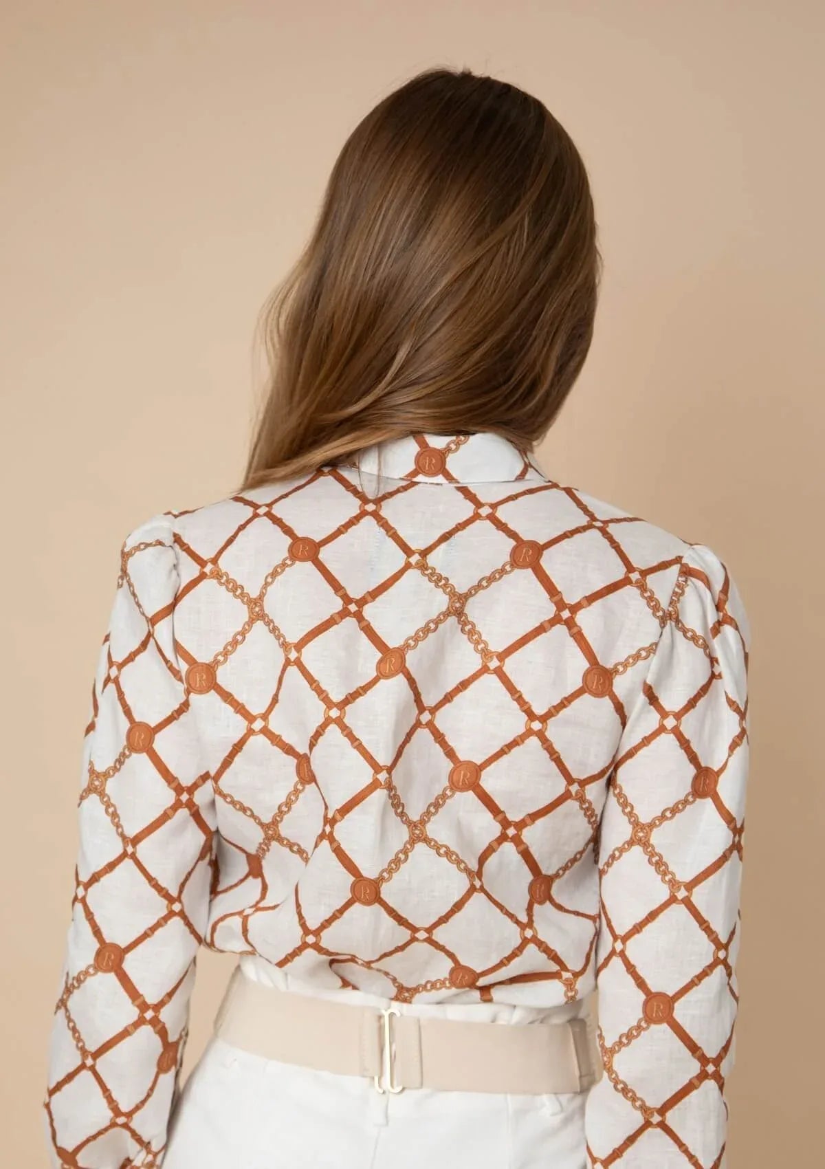 Basic Linen Shirt | Beltina Print