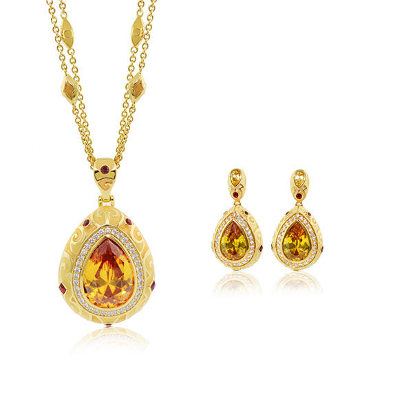 Elegant Drops Necklace  Set