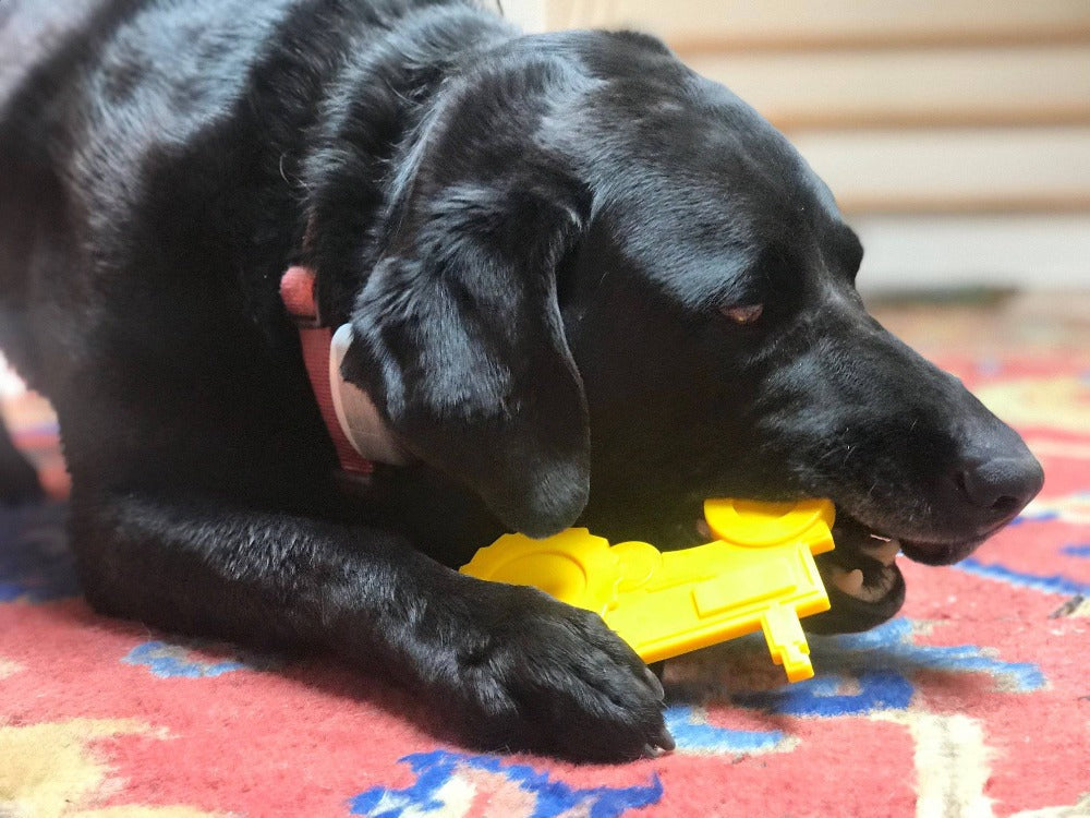 SodaPup Tractor Nylon Dog Toy For Aggressive Chewers United States Made