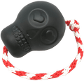 USA-K9 Magnum Skull Black Rubber Chew Toy for Extreme Chewers