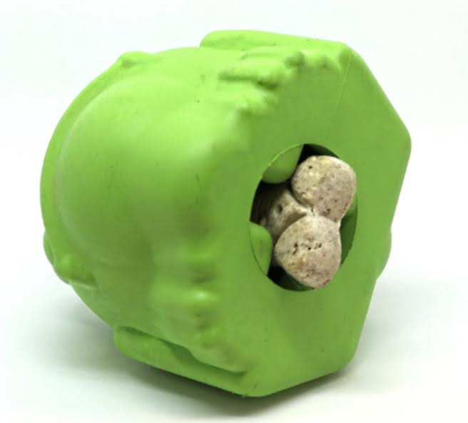 Bull Frog EDispenser Dog Chew Toy And Treat Dispenser
