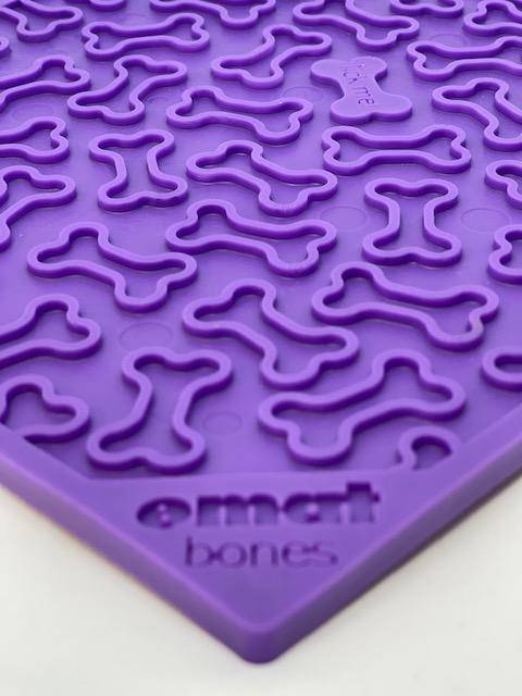 SodaPup Bones eMat Enrichment Lick Mat For Dogs And Cats