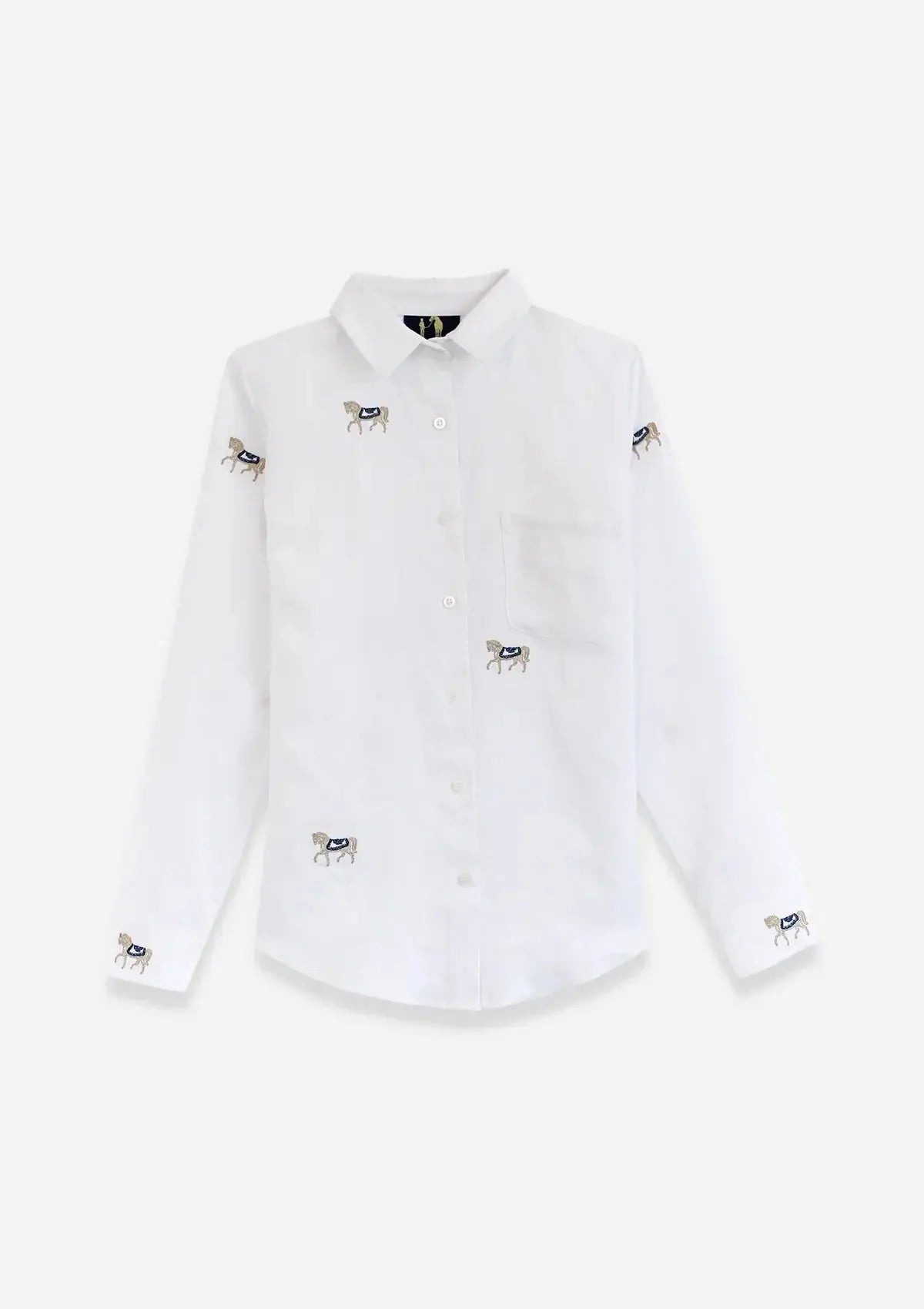 Sundown Linen Shirt | Long Sleeve | Embroidered