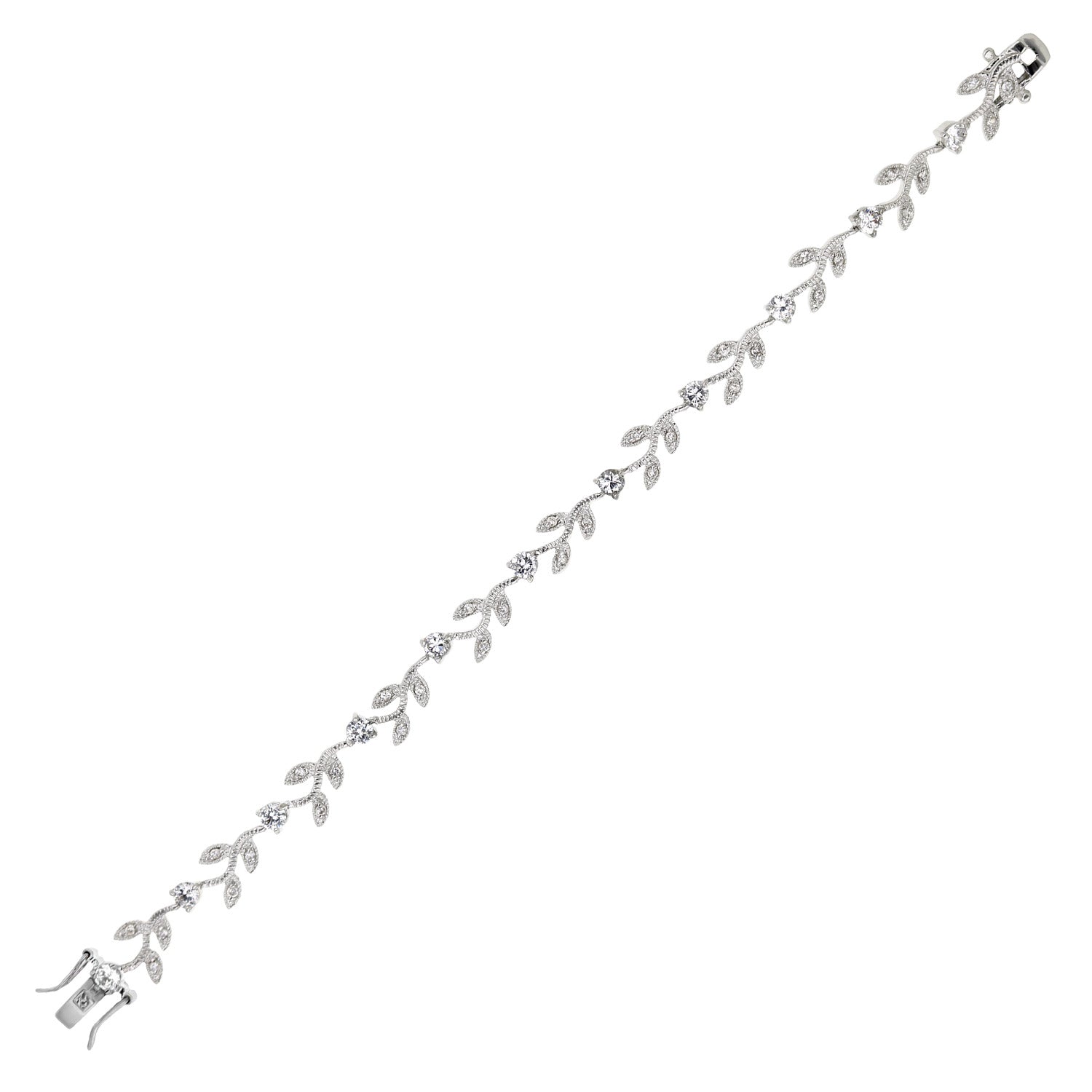 Crystal Leaf Bracelet