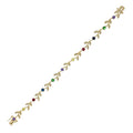 Crystal Leaf Bracelet