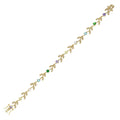 Crystal Leaf Bracelet