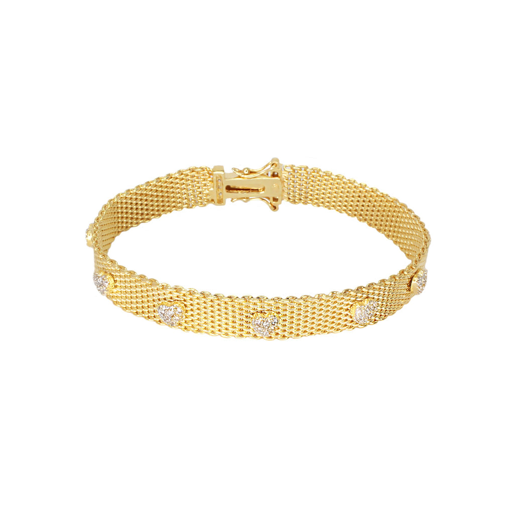 Cz Mesh Bracelet