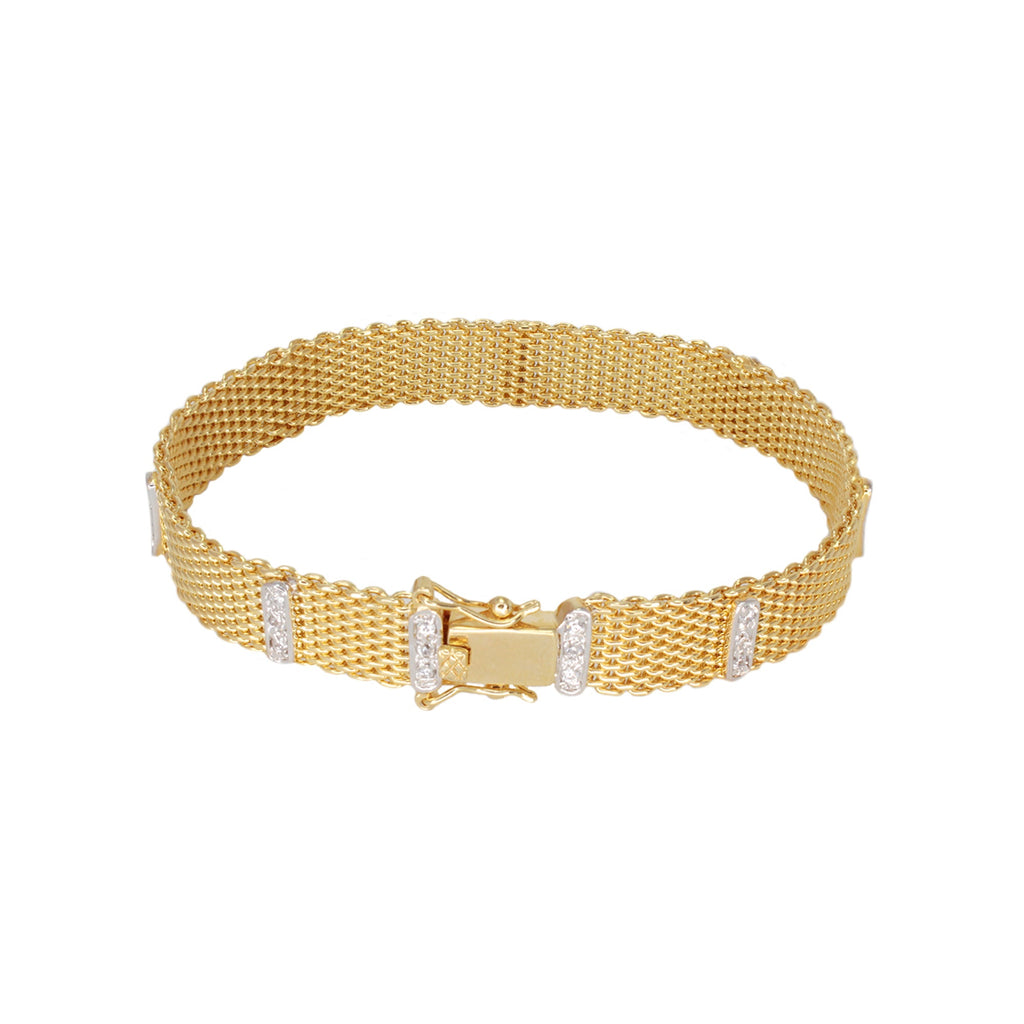 Cz Mesh Bracelet