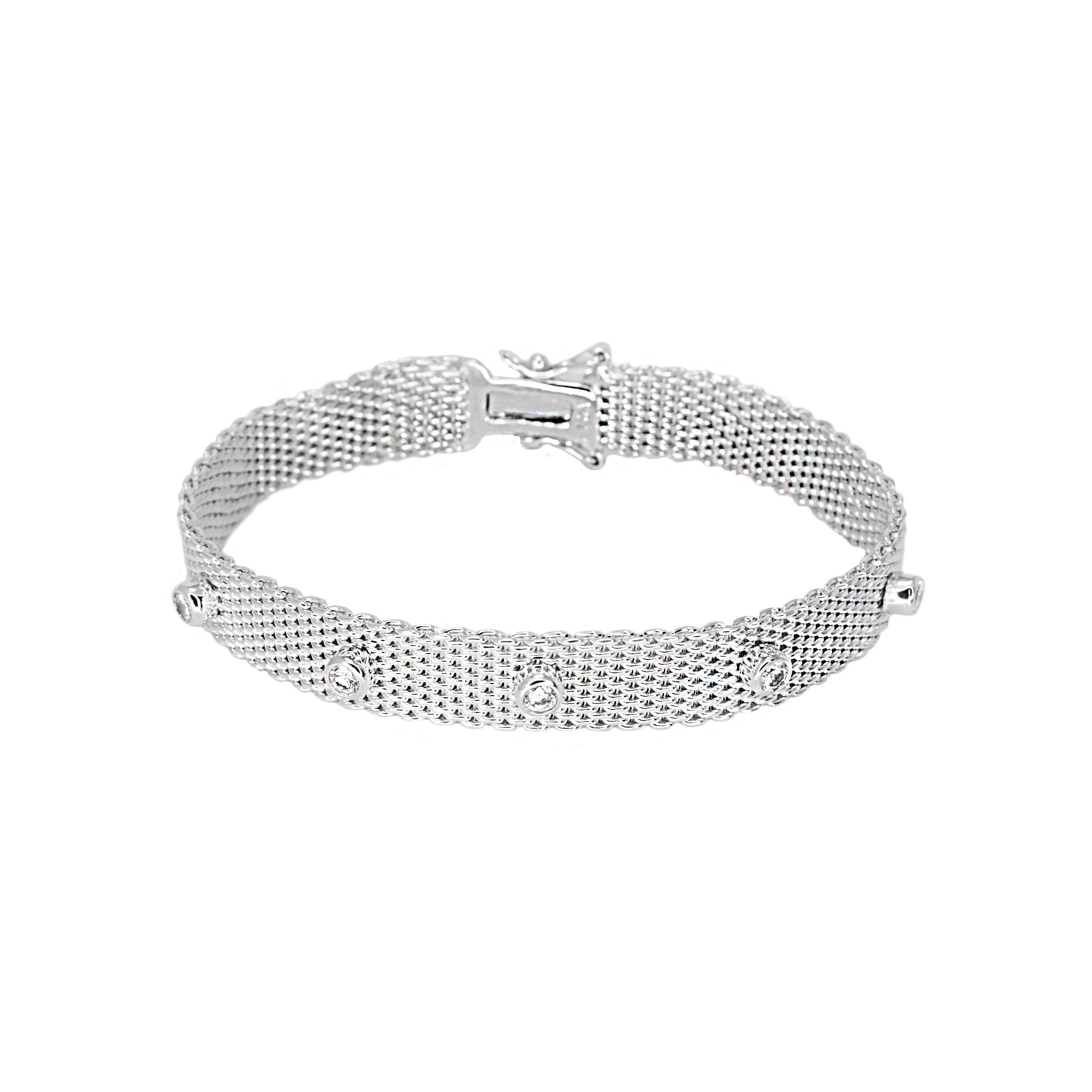 Cz Mesh Bracelet