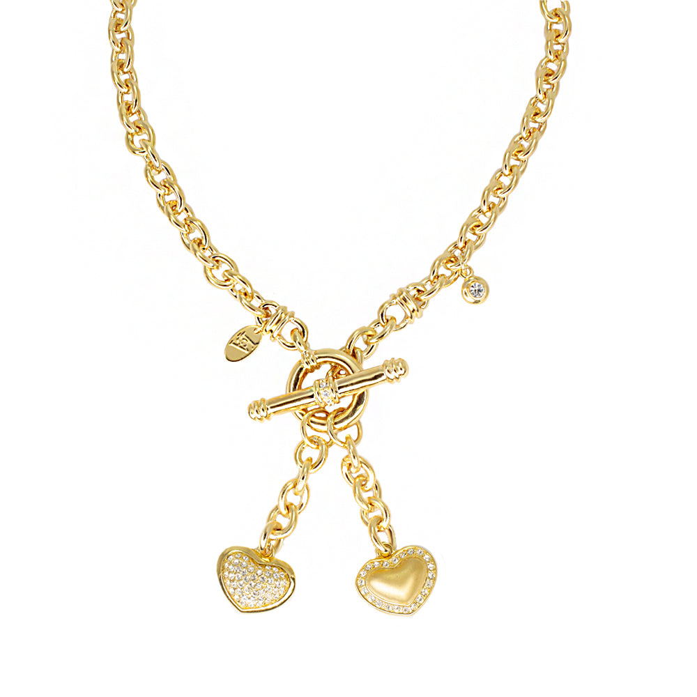 Double Heart Necklace