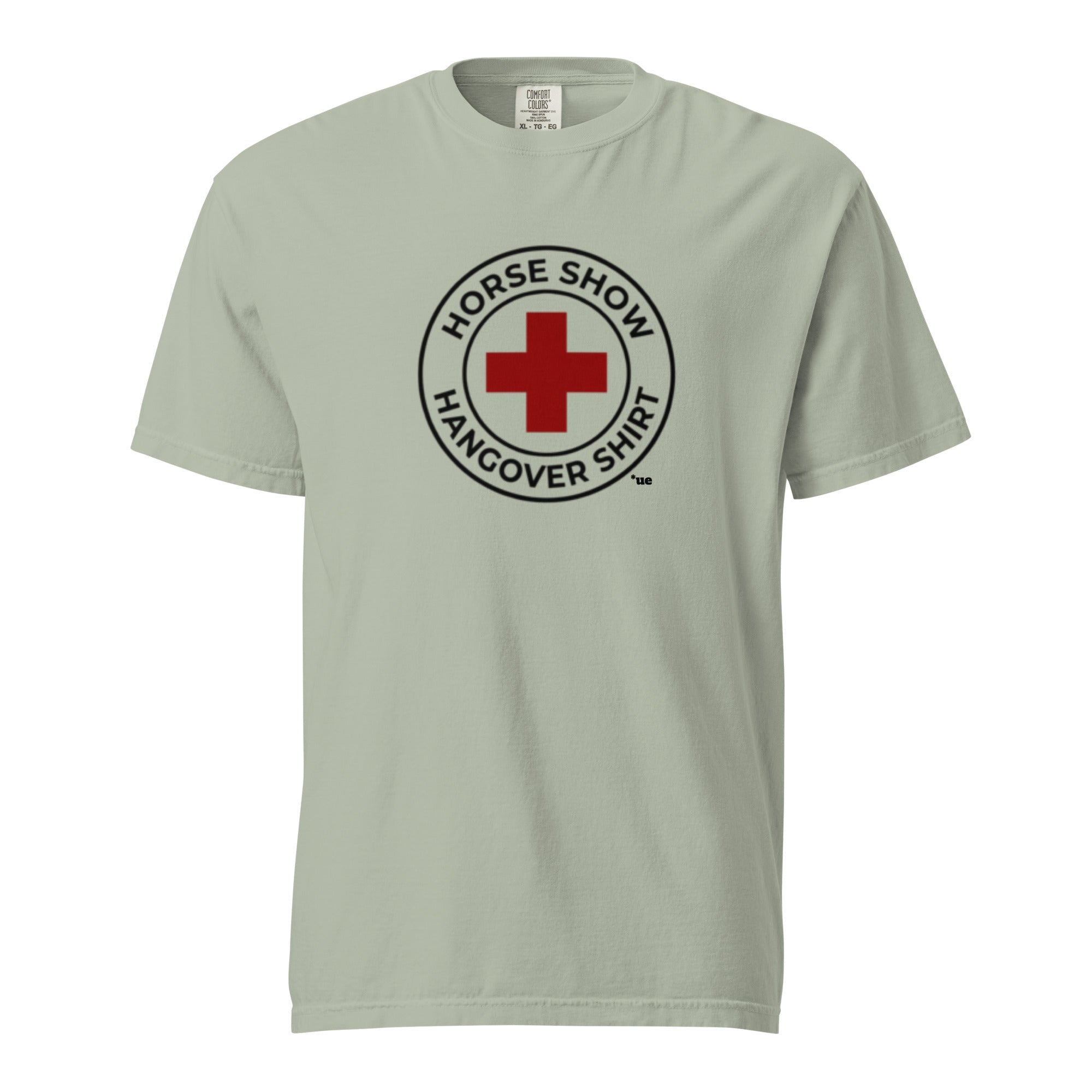 Unisex garment-dyed heavyweight t-shirt - Horse Show Hangover Shirt