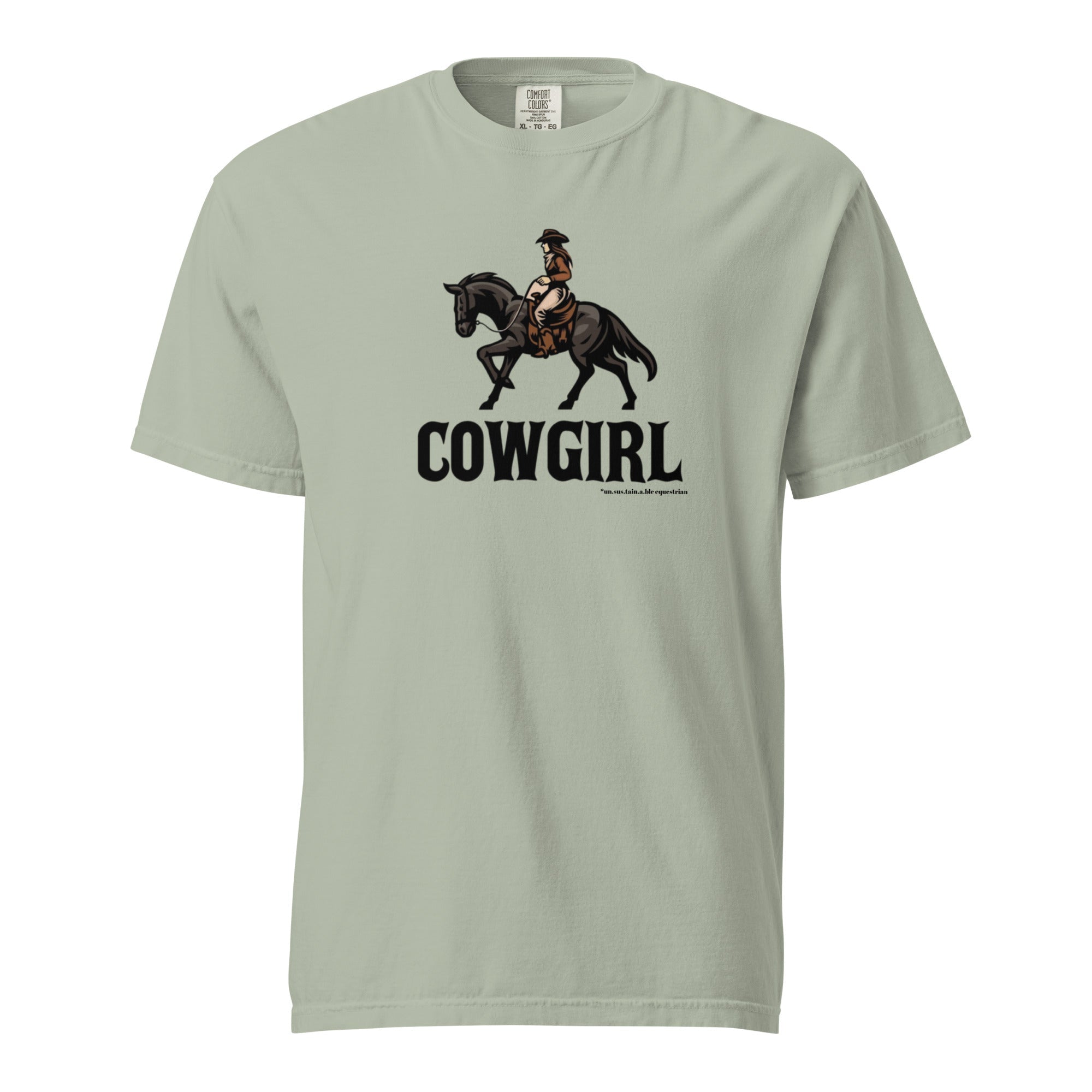 Unisex garment-dyed heavyweight t-shirt - Cowgirl