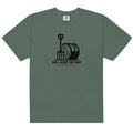 Unisex garment-dyed heavyweight t-shirt - Will Work For Hay