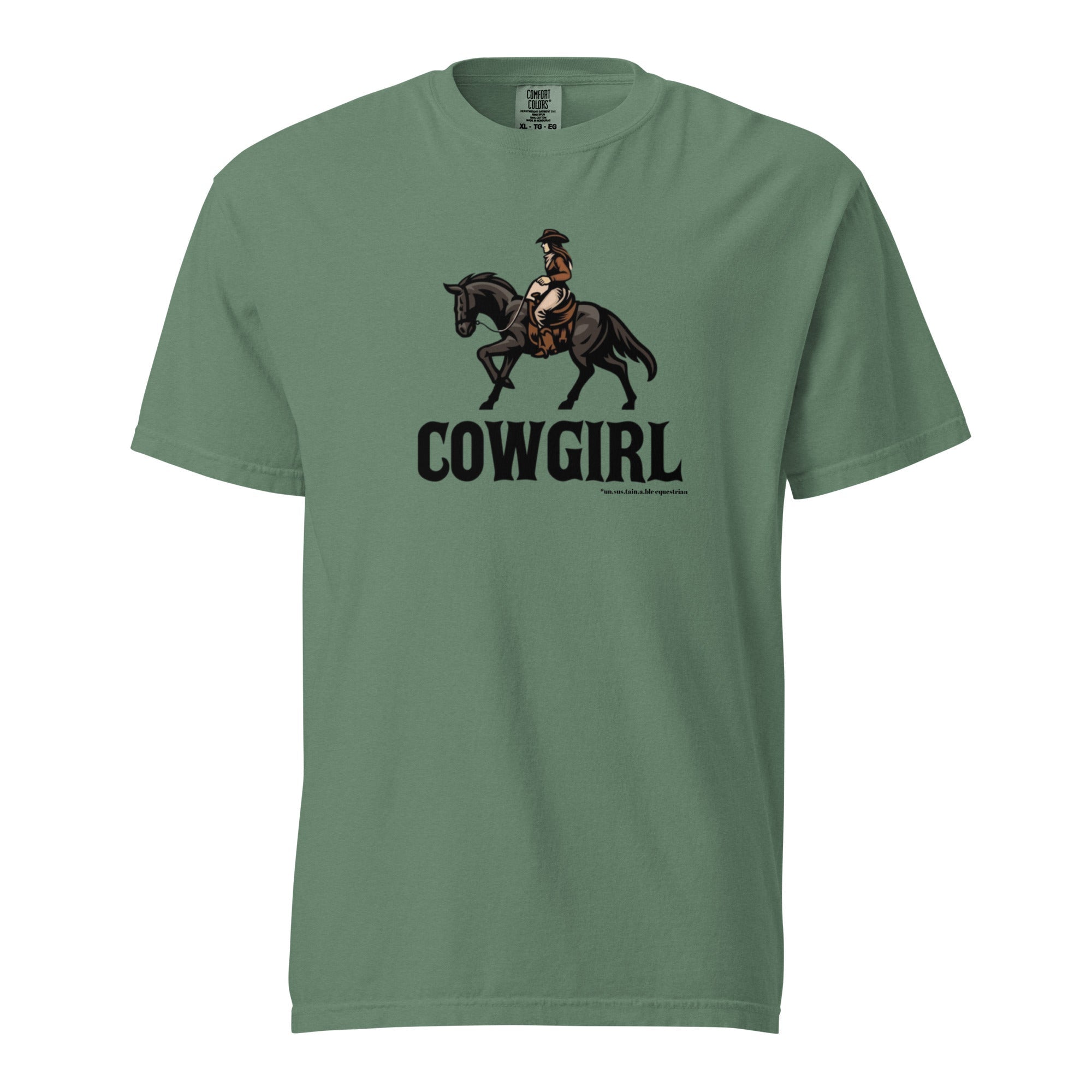 Unisex garment-dyed heavyweight t-shirt - Cowgirl