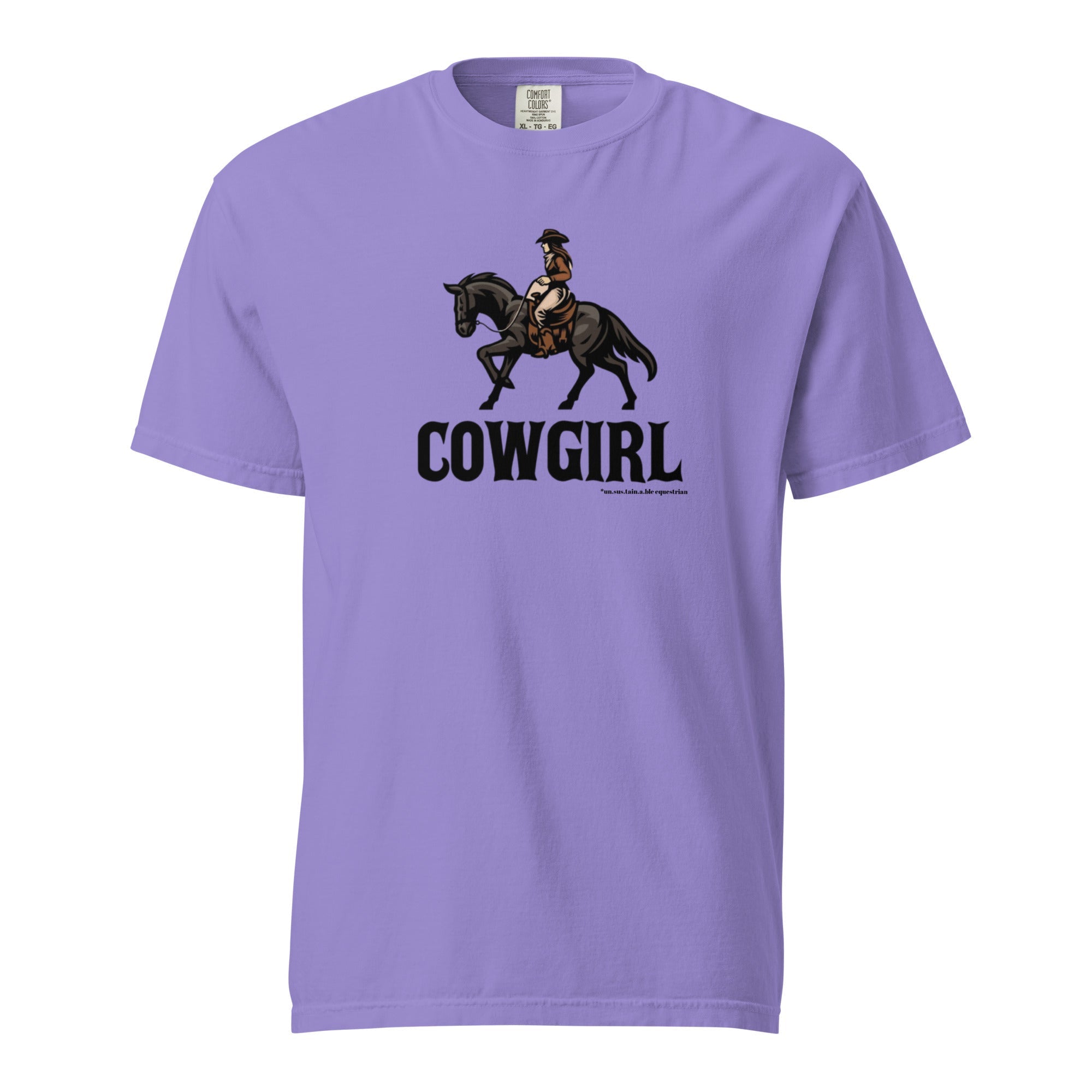 Unisex garment-dyed heavyweight t-shirt - Cowgirl